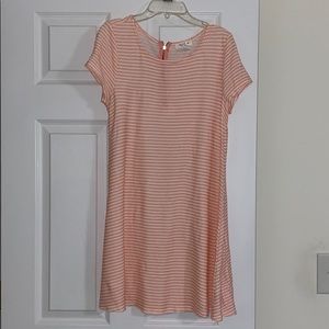 Pink and White Stripped Dress